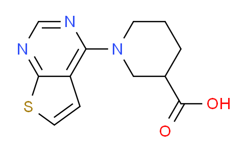 CAS No. 771509-89-8, 1-(Thieno[2,3-d]pyrimidin-4-yl)piperidine-3-carboxylic acid