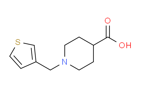CAS No. 901923-87-3, 1-(Thiophen-3-ylmethyl)piperidine-4-carboxylic acid