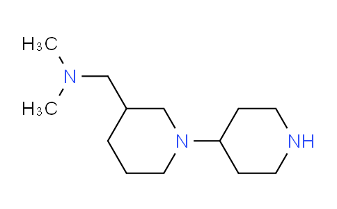 CAS No. 883515-98-8, 1-([1,4'-Bipiperidin]-3-yl)-N,N-dimethylmethanamine