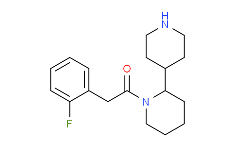 CAS No. 1316217-38-5, 1-([2,4'-Bipiperidin]-1-yl)-2-(2-fluorophenyl)ethanone