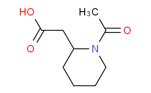 CAS No. 25393-20-8, 1-Acetyl-2-piperidineacetic acid