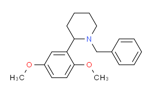 CAS No. 1355201-73-8, 1-Benzyl-2-(2,5-dimethoxyphenyl)piperidine