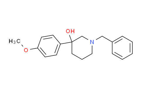 CAS No. 946159-38-2, 1-Benzyl-3-(4-methoxyphenyl)piperidin-3-ol