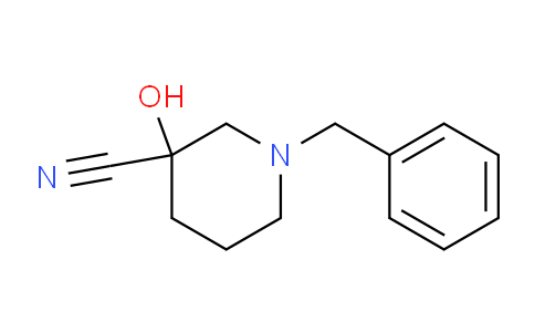 CAS No. 150018-99-8, 1-Benzyl-3-hydroxypiperidine-3-carbonitrile