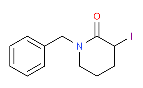 CAS No. 305839-54-7, 1-Benzyl-3-iodopiperidin-2-one