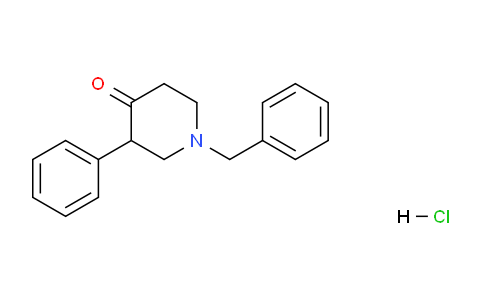 CAS No. 1345345-81-4, 1-Benzyl-3-phenylpiperidin-4-one hydrochloride