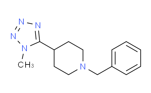 CAS No. 1401728-91-3, 1-Benzyl-4-(1-methyl-1H-tetrazol-5-yl)piperidine