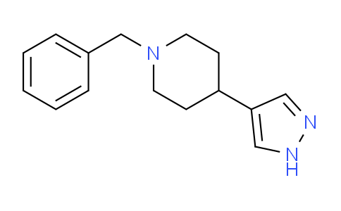 CAS No. 690261-97-3, 1-Benzyl-4-(1H-pyrazol-4-yl)piperidine