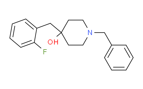 CAS No. 71916-70-6, 1-Benzyl-4-(2-fluorobenzyl)piperidin-4-ol