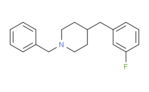 CAS No. 771456-84-9, 1-Benzyl-4-(3-fluorobenzyl)piperidine