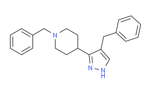CAS No. 1643611-49-7, 1-Benzyl-4-(4-benzyl-1H-pyrazol-3-yl)piperidine