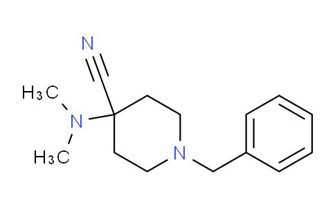CAS No. 92703-36-1, 1-Benzyl-4-(dimethylamino)piperidine-4-carbonitrile