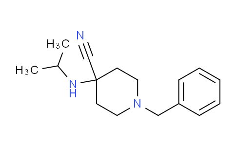 CAS No. 1027-94-7, 1-Benzyl-4-(isopropylamino)piperidine-4-carbonitrile
