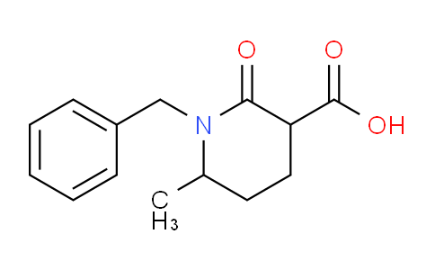 CAS No. 823785-78-0, 1-Benzyl-6-methyl-2-oxopiperidine-3-carboxylic acid