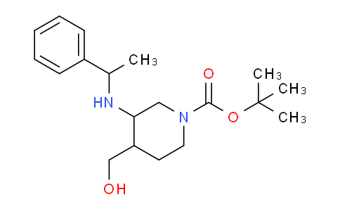 CAS No. 1305320-69-7, 1-Boc-3-(1-phenylethylamino)-4-piperidinemethanol
