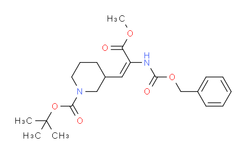 CAS No. 1017789-37-5, 1-Boc-3-(2-Cbz-Amino-2-methoxycarbonyl-vinyl) piperidine
