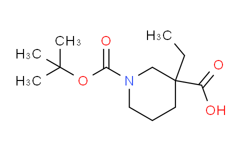 CAS No. 887591-65-3, 1-Boc-3-ethylpiperidine-3-carboxylic Acid