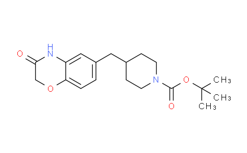 CAS No. 420786-32-9, 1-Boc-4-((3-Oxo-3,4-dihydro-2H-benzo[b][1,4]oxazin-6-yl)methyl)piperidine
