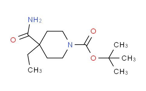 CAS No. 1082768-73-7, 1-Boc-4-ethylpiperidine-4-carboxamide