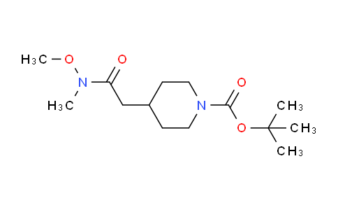 CAS No. 416852-69-2, 1-Boc-4-[(N-methoxy-N-methylcarbamoyl)methyl]piperidine