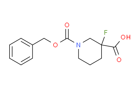 CAS No. 1363166-38-4, 1-Cbz-3-fluoropiperidine-3-carboxylic Acid