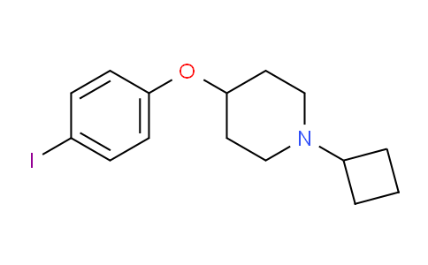 CAS No. 955360-29-9, 1-Cyclobutyl-4-(4-iodophenoxy)piperidine