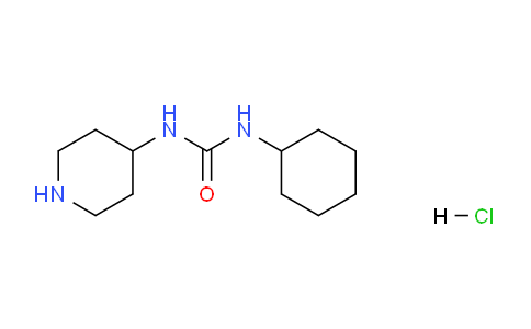 CAS No. 1233958-90-1, 1-Cyclohexyl-3-(piperidin-4-yl)urea hydrochloride