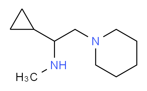CAS No. 1342479-17-7, 1-Cyclopropyl-N-methyl-2-(piperidin-1-yl)ethanamine