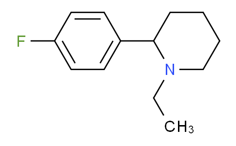 CAS No. 1355236-28-0, 1-Ethyl-2-(4-fluorophenyl)piperidine