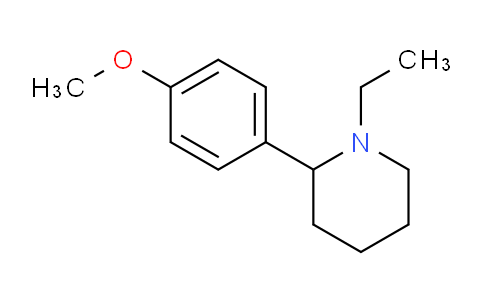 CAS No. 1355206-74-4, 1-Ethyl-2-(4-methoxyphenyl)piperidine