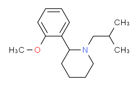 CAS No. 1355181-46-2, 1-Isobutyl-2-(2-methoxyphenyl)piperidine