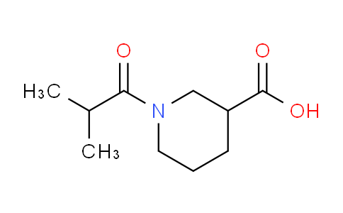 CAS No. 926214-33-7, 1-Isobutyrylpiperidine-3-carboxylic acid