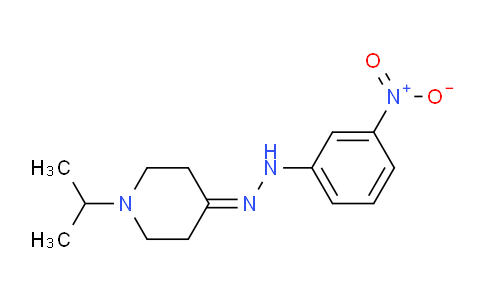 CAS No. 473668-10-9, 1-Isopropyl-4-(2-(3-nitrophenyl)hydrazono)piperidine