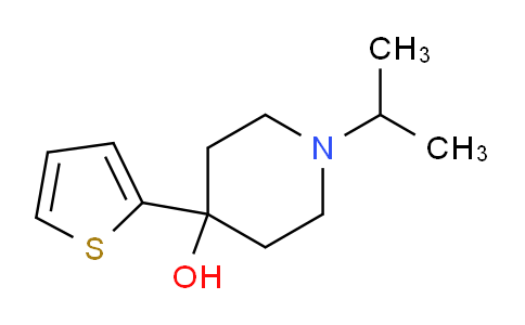 CAS No. 1251377-40-8, 1-Isopropyl-4-(thiophen-2-yl)piperidin-4-ol