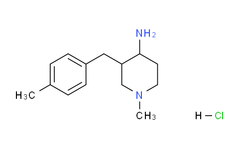 CAS No. 1823580-17-1, 1-Methyl-3-(4-methylbenzyl)piperidin-4-amine hydrochloride