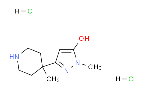 CAS No. 1361115-23-2, 1-Methyl-3-(4-methylpiperidin-4-yl)-1H-pyrazol-5-ol dihydrochloride