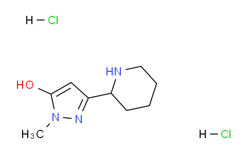 CAS No. 1229626-81-6, 1-Methyl-3-(piperidin-2-yl)-1H-pyrazol-5-ol dihydrochloride