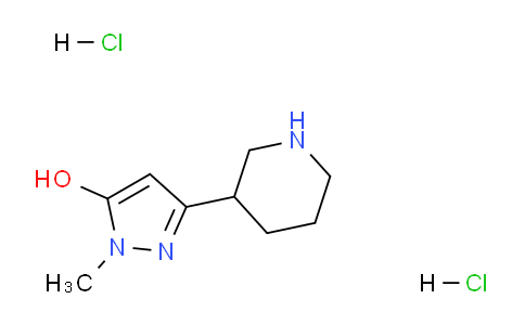 CAS No. 1229625-41-5, 1-Methyl-3-(piperidin-3-yl)-1H-pyrazol-5-ol dihydrochloride