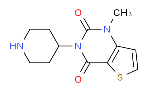 CAS No. 1707394-23-7, 1-Methyl-3-(piperidin-4-yl)thieno[3,2-d]pyrimidine-2,4(1H,3H)-dione
