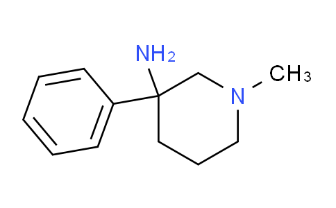 CAS No. 1236302-33-2, 1-Methyl-3-phenylpiperidin-3-amine