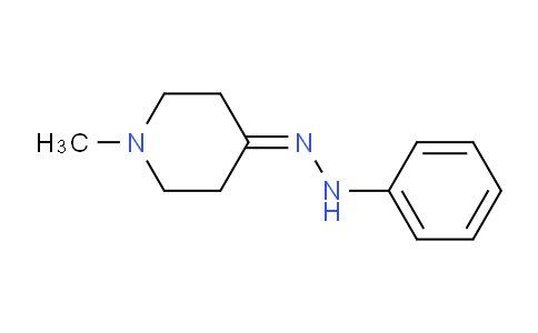 CAS No. 99893-05-7, 1-Methyl-4-(2-phenylhydrazono)piperidine