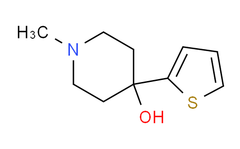 CAS No. 100131-91-7, 1-Methyl-4-(thiophen-2-yl)piperidin-4-ol