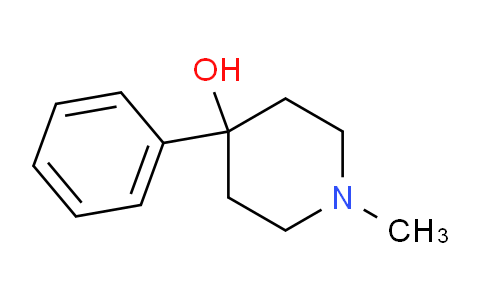 CAS No. 4972-68-3, 1-Methyl-4-phenylpiperidin-4-ol