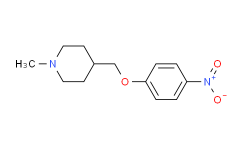 CAS No. 902454-25-5, 1-Methyl-4-[(4-nitrophenoxy)methyl]piperidine