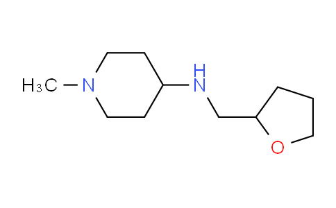 CAS No. 416869-66-4, 1-Methyl-N-((tetrahydrofuran-2-yl)methyl)piperidin-4-amine