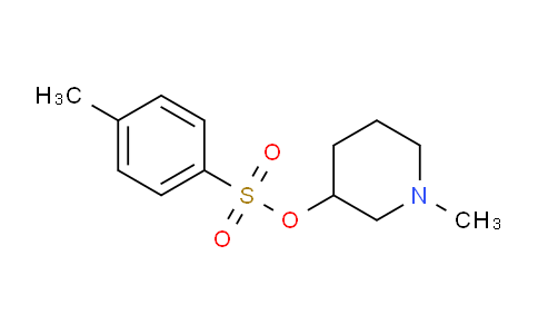 CAS No. 20177-94-0, 1-Methylpiperidin-3-yl 4-methylbenzenesulfonate