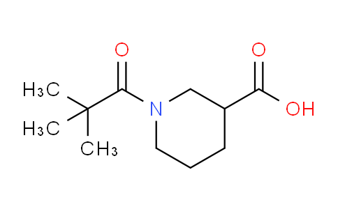CAS No. 923177-08-6, 1-Pivaloylpiperidine-3-carboxylic acid