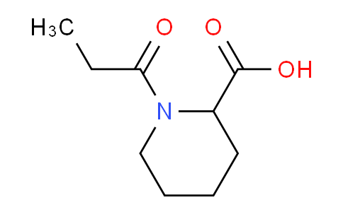 CAS No. 1103289-56-0, 1-Propionylpiperidine-2-carboxylic acid