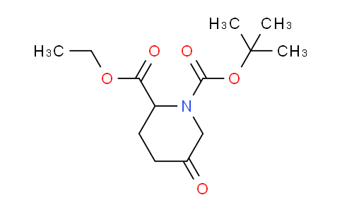 CAS No. 1417793-01-1, 1-tert-Butyl 2-ethyl 5-oxopiperidine-1,2-dicarboxylate