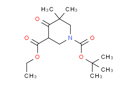 CAS No. 1956365-47-1, 1-tert-Butyl 3-ethyl 5,5-dimethyl-4-oxopiperidine-1,3-dicarboxylate